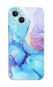 TopQ Kryt iPhone 15 Mramor modro-fialový 110917 - Kryt na mobil
