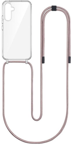 TopQ Kryt Simple Samsung A54 5G s růžovou šňůrkou průhledný 111408 - Phone Cover - Main image