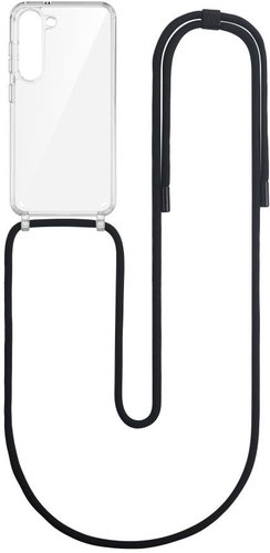 TopQ Kryt Simple Samsung S23 s černou šňůrkou průhledný 111404 - Phone Cover - Main image