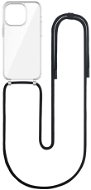 TopQ Kryt Simple iPhone 14 Pro s černou šňůrkou průhledný 111402 - Phone Cover