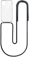 TopQ Kryt Simple iPhone 11 s černou šňůrkou průhledný 111401 - Phone Cover