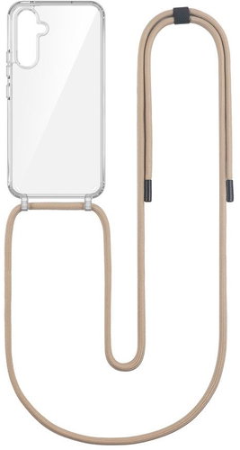 TopQ Kryt Simple Samsung A54 5G s béžovou šňůrkou průhledný 111384 - Phone Cover - Main image