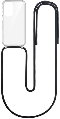 TopQ Kryt Simple Samsung A34 s černou šňůrkou průhledný 111392 - Phone Cover - Main image