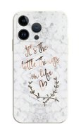 TopQ Kryt iPhone 15 Pro Mramor Little things 112476 - Phone Cover