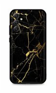 TopQ Kryt LUXURY Samsung A34 pevný Marble černo-zlatý 111307 - Phone Cover