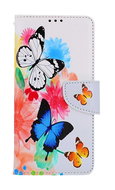 TopQ Pouzdro Xiaomi Redmi Note 12 knížkové Barevné s motýlky 112776 - Phone Case
