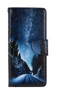 TopQ Pouzdro Xiaomi Redmi 12C knížkové Zimní cesta 112665 - Phone Case