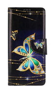 TopQ Pouzdro Xiaomi Redmi 12C knížkové Zlatý motýl 112659 - Phone Case
