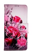 TopQ Pouzdro Xiaomi Redmi Note 12S knížkové Romantické růže 112812 - Phone Case