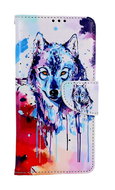 TopQ Pouzdro Xiaomi Redmi Note 12S knížkové Kresba vlka 112808 - Phone Case