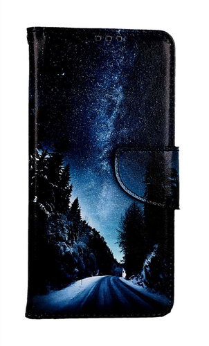 TopQ Pouzdro Xiaomi Redmi Note 12S knížkové Zimní cesta 112807 - Phone Case - Main image