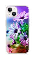 TopQ Kryt iPhone 14 Fialové květy 109817 - Kryt na mobil
