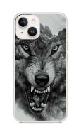 TopQ Kryt iPhone 14 Čierno-biely vlk 109816 - Kryt na mobil