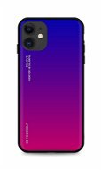 TopQ Kryt LUXURY iPhone 11 pevný dúhový fialový 109760 - Kryt na mobil