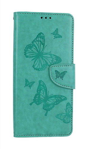 TopQ Pouzdro Xiaomi Redmi 12C knížkové Butterfly zelené 113206 - Phone Case - Main image