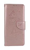 TopQ Pouzdro Xiaomi Redmi 12C knížkové Butterfly růžové světlé 113203 - Phone Case