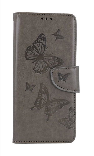 TopQ Pouzdro Xiaomi Redmi 12C knížkové Butterfly šedé 113202 - Phone Case - Main image