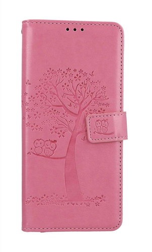 TopQ Pouzdro Xiaomi Redmi 12C knížkové Růžový strom sovičky 113197 - Phone Case - Main image