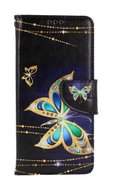 TopQ Pouzdro Samsung A54 5G knížkové Zlatý motýl 112644 - Phone Case