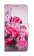 TopQ Pouzdro Samsung A34 knížkové Romantické růže 112619 - Puzdro na mobil