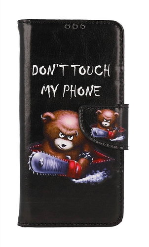 TopQ Pouzdro Xiaomi Redmi Note 12S knížkové Don't Touch méďa 112672 - Phone Case - Main image