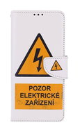 TopQ Pouzdro Xiaomi Redmi 12C knížkové Pozor elektrické zařízení 112635 - Phone Case