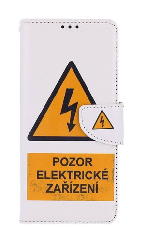 TopQ Pouzdro Xiaomi Redmi 12C knížkové Pozor elektrické zařízení 112635 - Phone Case - Main image