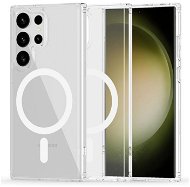TopQ Kryt Clear Magnetic Samsung S24 Ultra pevný průhledný 117450 - Phone Cover