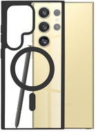 TopQ Cover Magnetic Samsung S24 Ultra hard with black frame 117447 - Phone Cover