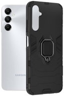 TopQ Kryt Samsung A05s odolný černý s prstenem 117461 - Phone Cover