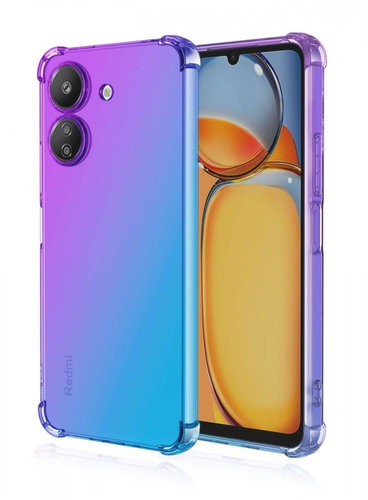 TopQ Kryt Xiaomi Redmi 13C Shock duhový fialovo-modrý 117575 - Phone Cover - Main image