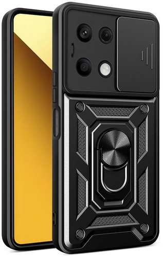 TopQ Cover Armor Lens Xiaomi Redmi Note 13 5G ultra durable black 118011 - Phone Cover - Main image