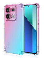TopQ Kryt Xiaomi Redmi Note 13 5G Shock duhový mentolovo-růžový 117999 - Phone Cover