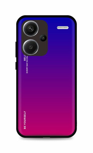 TopQ Kryt LUXURY Xiaomi Redmi Note 13 Pro+ 5G pevný duhový fialový 118133 - Phone Cover - Main image