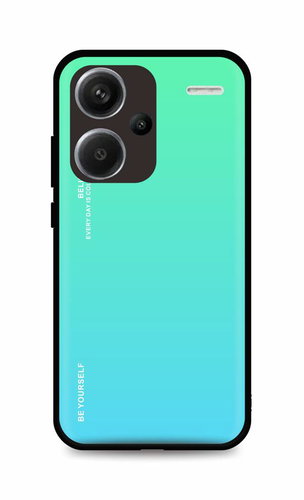 TopQ Kryt LUXURY Xiaomi Redmi Note 13 Pro+ 5G pevný duhový zelený 118130 - Phone Cover - Main image
