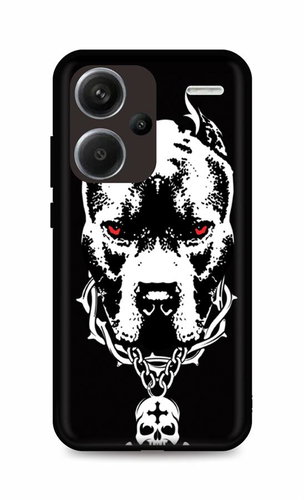 TopQ Kryt Xiaomi Redmi Note 13 Pro+ 5G Fighting Dog 118119 - Phone Cover - Main image