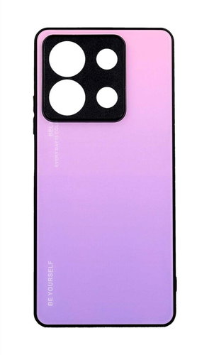 TopQ Kryt LUXURY Xiaomi Redmi Note 13 5G pevný duhový růžový 118097 - Phone Cover - Main image