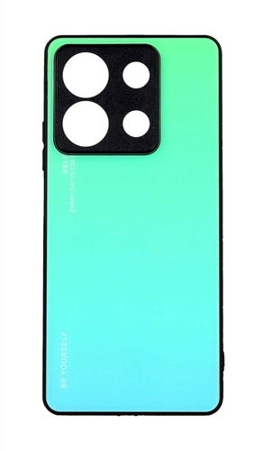 TopQ Kryt LUXURY Xiaomi Redmi Note 13 5G pevný duhový zelený 118091 - Phone Cover - Main image