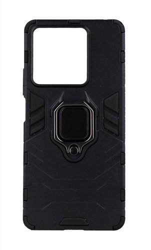 TopQ Kryt Xiaomi Redmi Note 13 5G odolný černý s prstenem 118010 - Phone Cover - Main image