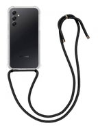 TopQ Cover Samsung A15 with black cord transparent 118179 - Phone Cover