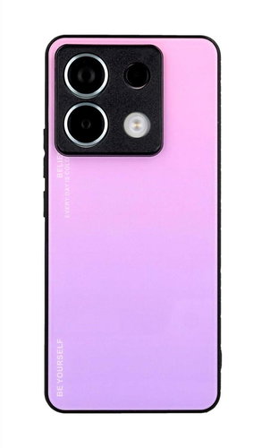 TopQ Kryt LUXURY Xiaomi Redmi Note 13 Pro 5G pevný duhový růžový 118157 - Phone Cover - Main image