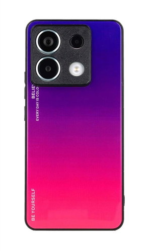 TopQ Kryt LUXURY Xiaomi Redmi Note 13 Pro 5G pevný duhový fialový 118156 - Phone Cover - Main image