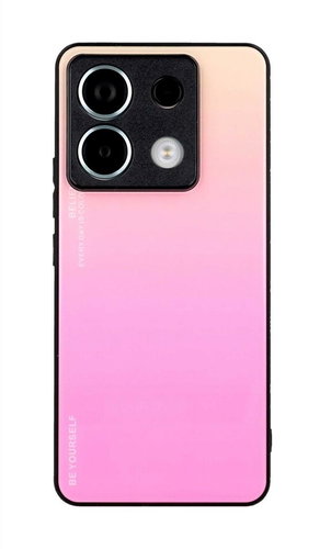 TopQ Kryt LUXURY Xiaomi Redmi Note 13 Pro 5G pevný duhový meruňkový 118154 - Phone Cover - Main image