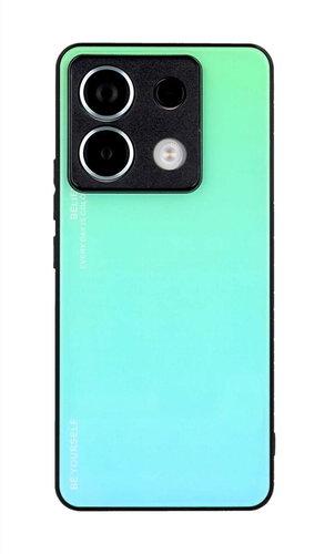 TopQ Kryt LUXURY Xiaomi Redmi Note 13 Pro 5G pevný duhový zelený 118153 - Phone Cover - Main image