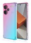 Kryt na mobil TopQ Kryt Xiaomi Redmi Note 13 Pro+ 5G Shock duhový mentolovo-růžový 118193 - Kryt na mobil