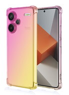 TopQ Kryt Xiaomi Redmi Note 13 Pro+ 5G Shock duhový růžovo-žlutý 118192 - Phone Cover