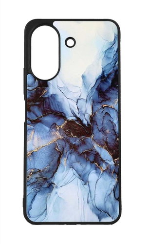 TopQ Marble cover Xiaomi Redmi 13C hard Smoky Blue 117921 - Phone Cover - Main image