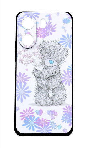 TopQ Kryt Xiaomi Redmi 13C Floral Teddy 117578 - Phone Cover - Main image