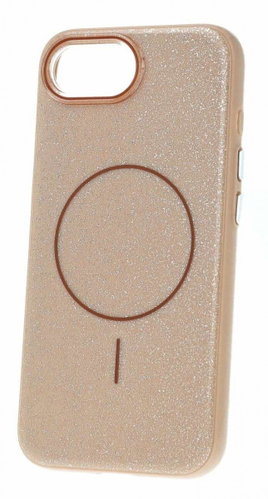 TopQ Magsafe Slim Shiny for iPhone 16e gold - Phone Cover - Main image