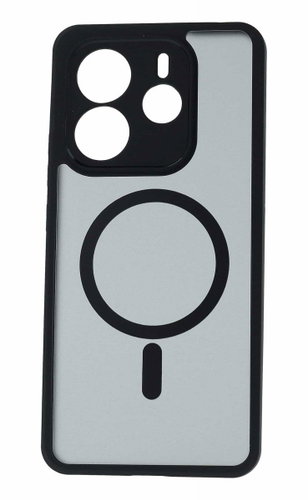 TopQ Full Matte Mag Cover for Xiaomi Redmi Note 14 5G black - Phone Cover - Main image